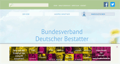 Desktop Screenshot of bestatter.de
