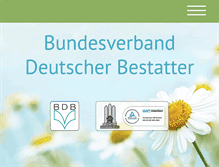 Tablet Screenshot of bestatter.de